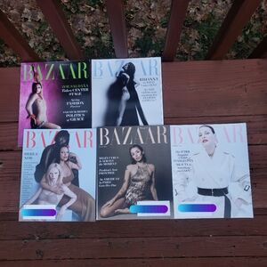 (5) Harper’s Bazaar Magazines Dec 24'/Jan 25' and Feb-May 2025